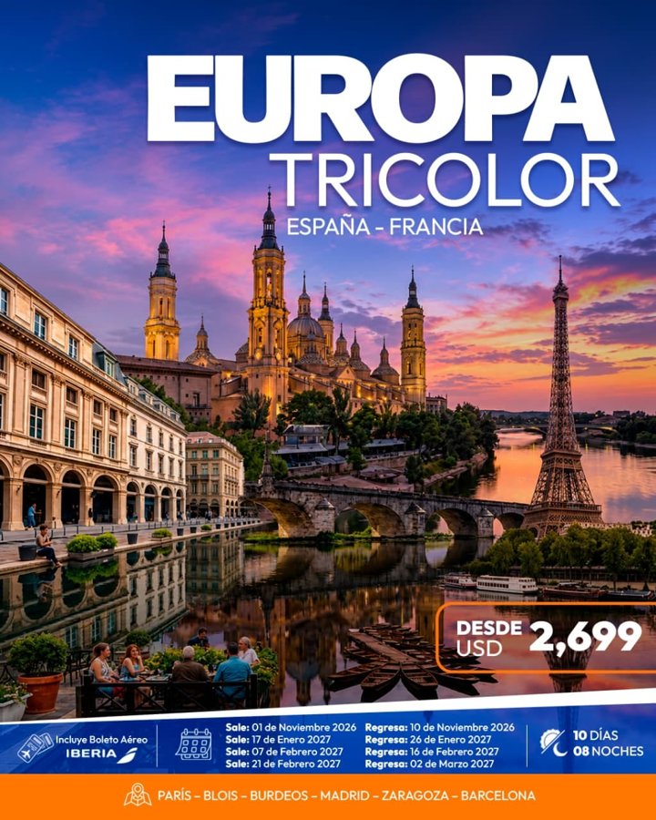 Volante del circuito Europa Tricolor