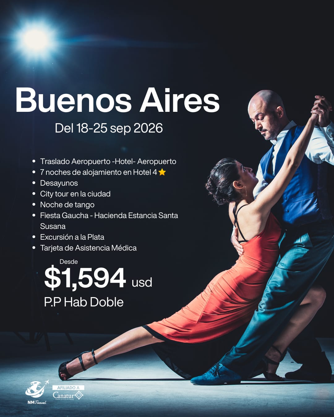 Buenos Aires - Paquete desde $1,594 USD