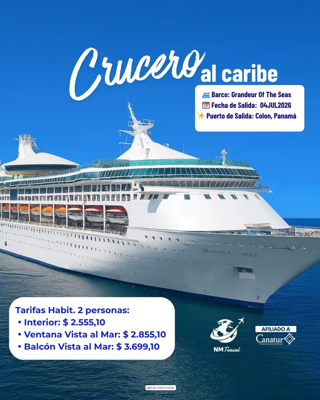 Crucero Grandeur of the Seas Royal Caribbean