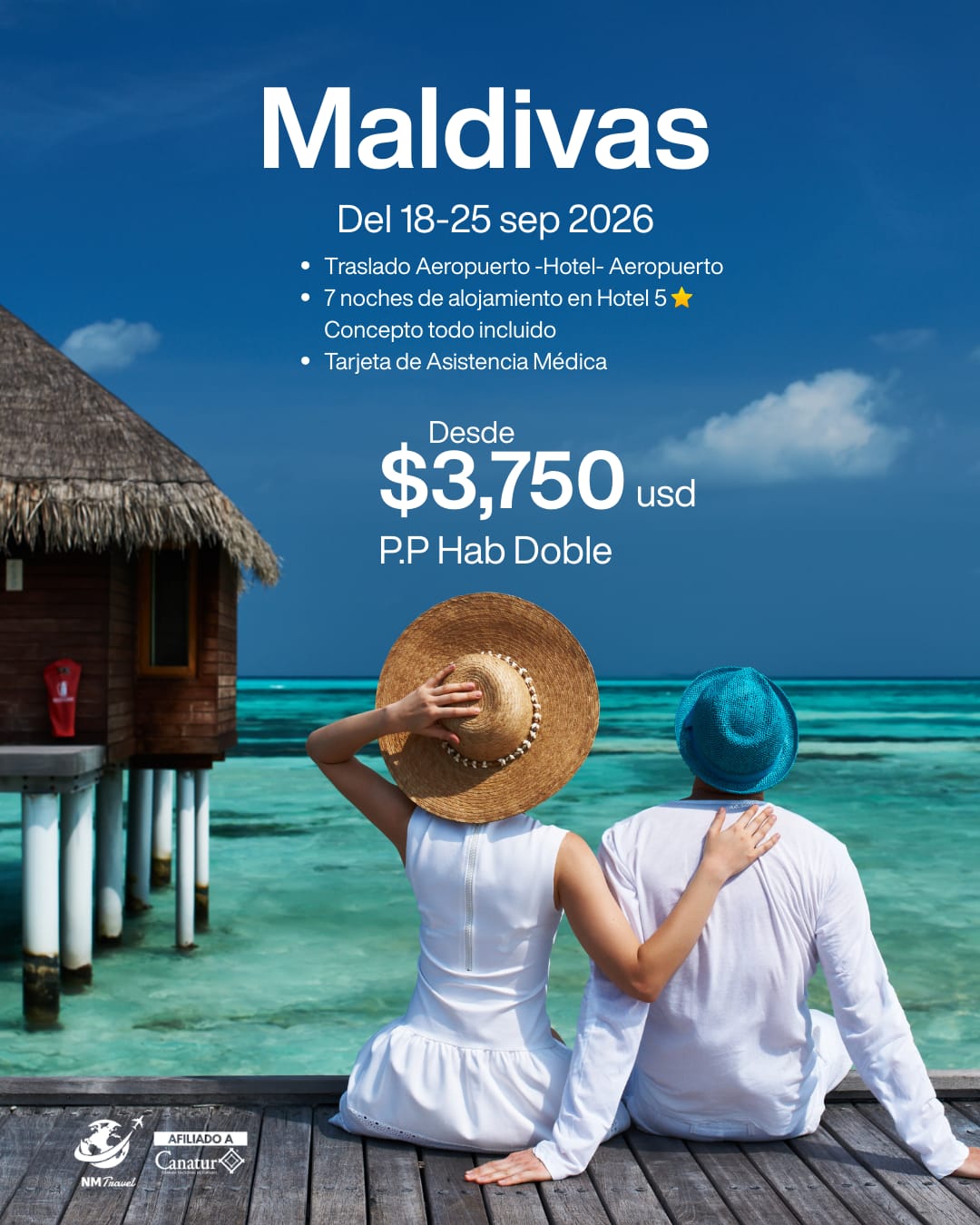 Maldivas - Paquete desde $3,750 USD