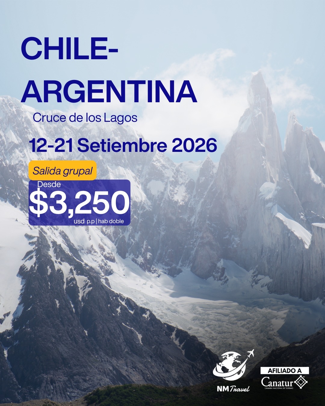 Cruce de los Lagos Chile-Argentina - Salida grupal desde $3,250 USD
