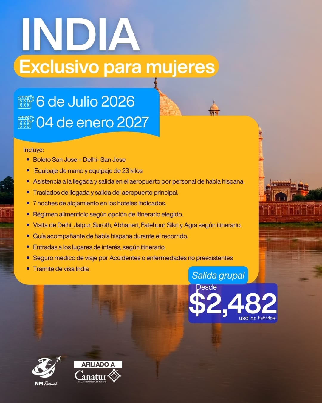 India Exclusivo para Mujeres - Salida grupal desde $2,482 USD